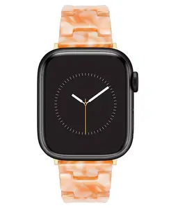 Женский персиковый мраморный браслет для Apple Watch 10 38/40/41 мм из ацетата Anne Klein