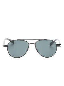 Солнцезащитные очки-пилоты Saint Laurent, черный