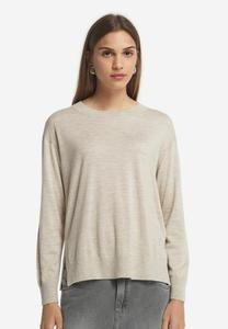 Джемпер Falconeri ULTRAFINE ROUND-NECK, Natürlich Stone/Stone