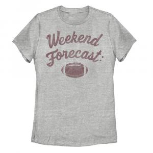 Футбольная футболка с футбольной маркой Fifth Sun для юниоров «Прогноз на выходные», цвет Athletic Heather