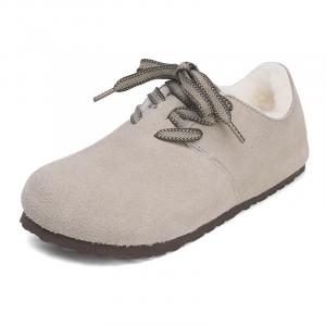 Износостойкие низкие повседневные туфли унисекс Jeep, White Gray[Fleece-Lined]