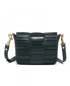 Женская сумка через плечо из натуральной кожи Lupine OLD TREND, черный