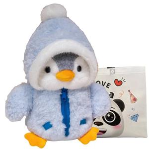 Плюшевая кукла Transform Into Penguin Dolls высотой 25 см Bitter purchase, синий