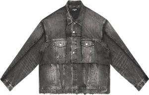 Женская джинсовая куртка Balenciaga, черный