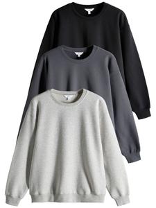 Толстовка The Set, серый/светло-серый/черный