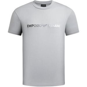 Футболка SS24 мужская серая EMPORIO ARMANI, серый