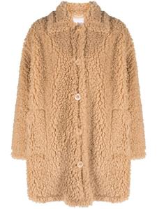 STAND STUDIO куртка-рубашка Gwen из шерпы, нейтральный цвет