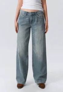 Просторные широкие штанины Weekday, Gloria Blue