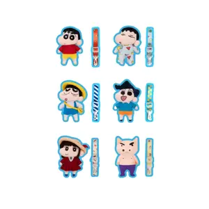 Коробка с загадкой Crayon Shin chan Characters With Speaker, одиночная коробка/полный набор 6 шт POP MART