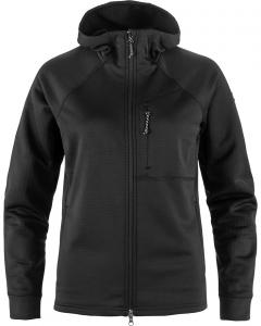 Худи Fjällräven Abisko Grid Fleece Hoodie W, черный