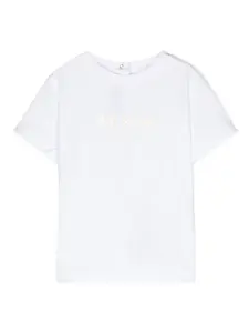 Футболка с логотипом Balmain Kids, белый