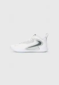 Унисекс волейбольные кроссовки zoom hyperset 2 Nike Performance, Summit White/Iron Grey/Silver-Coloured/Pure Platinum-Coloured/White