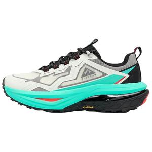 QIAODAN Амортизирующие противоскользящие дышащие низкие походные кроссовки мужские цвета слоновой кости, белые, черные