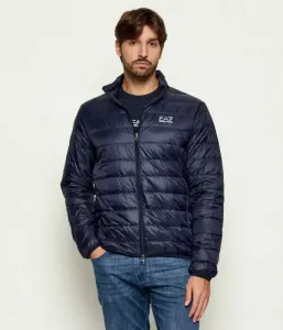 Пуховая куртка regular fit Ea7, темно-синий