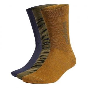 Носки adidas neo Casual Sports Socks Unisex 3 Pairs Blue / Green / Brown, синий