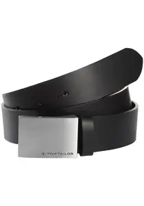 Ремень TOM TAILOR "TTLUIGI", детский ремень шириной 4 см, для мальчиков, пряжка, черный