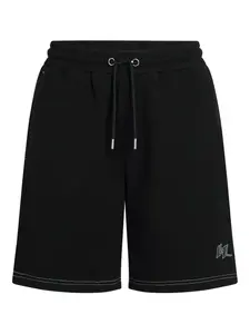 Шорты с контрастной строчкой KARL LAGERFELD, черный