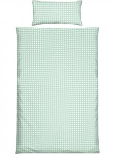 Постельное белье из сирсакера Kronach в нефрите Erwin Müller, 135x220 см (80x80 см)