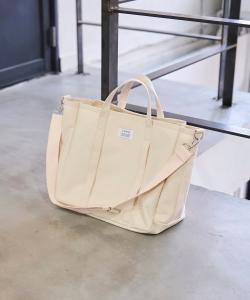 Сумка-шоппер из ПВХ-холста Coen, цвет Off White