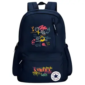 Converse Полиэстеровый рюкзак средний унисекс темно-синий, Multicolor Graffiti