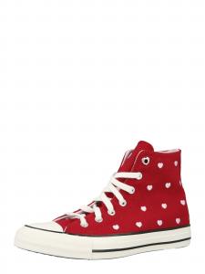 CONVERSE Кроссовки 'CHUCK TAYLOR ALL STAR HEARTS & ROSES' в красном цвете
