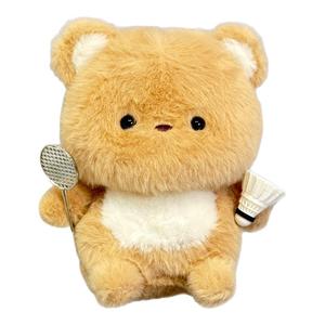 Мягкая игрушка милый медвежонок для бадминтона 16см высота AIZIYUO