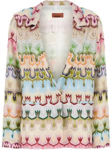 Вышитый блейзер Missoni, нейтральный
