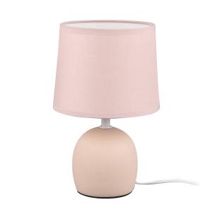 Настольная лампа Reality Leuchten Malu, смешанная ткань/керамика - 1-пламень - бежевый