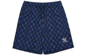 MLB Базовые логотипные повседневные шорты Unisex Blue