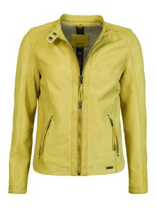 Кожаная куртка Mustang 31020144, цвет lemon