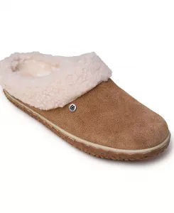 Женские замшевые тапочки Spruce с подкладкой Berber Minnetonka, красный