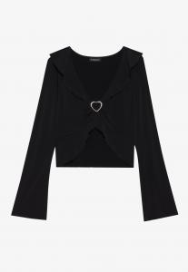 Топ с длинными рукавами Even&Odd, черный