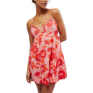 Платье Free People Altura Printed Mini, цвет Strawberry Lemonade