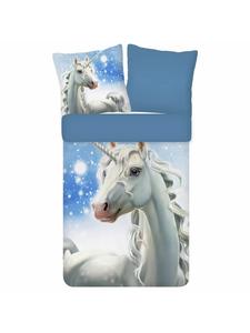 Постельное белье Frost синего цвета ESPiCO, 135x200 см (80x80 см)