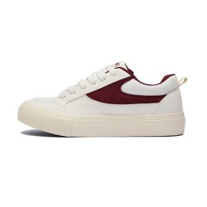 VICTORIA&VERA Бордовые мужские скейтерские кеды лоу-топ, цвет Burgundy