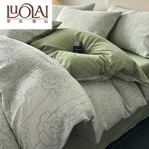 LUOLAI HOME Комплект постельного белья 1.5, 4 предмета, пододеяльник 200x230 см