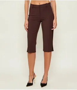Брюки slim fit Elisabetta Franchi, коричневый