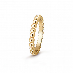Кольцо Van Cleef & Arpels Perlée pearls of gold, средняя модель, 18-ct желтое золото
