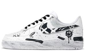 Кроссовки Nike Air Force 1 Skateboard Shoes Women's Low-Top Black White