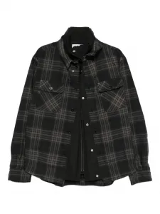 Пиджак в клетку Sacai, черный