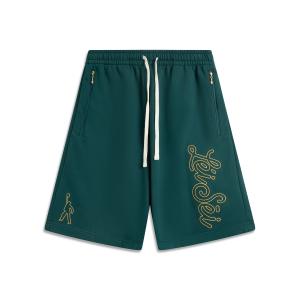 Мужские повседневные шорты LiNing x BADMARKET, зеленые