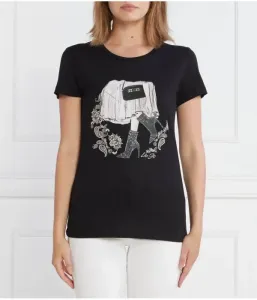 Футболка regular fit Liu Jo, черный