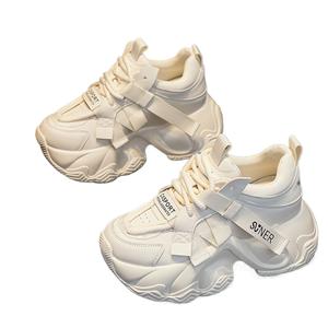 Тайна гламура Женские массивные кроссовки низкие Ecru