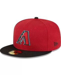 Мужская красно-черная шляпа Arizona Diamondbacks Home Authentic Collection On-Field 59FIFTY New Era, красный