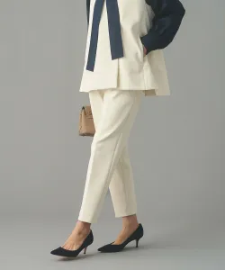 Поппонистые брюки с зауженными штанинами United Arrows, цвет Off White