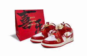 Jordan Кроссовки Air 1 Low top Vintage баскетбольные женские красные