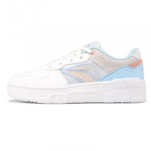 Кроссовки для скейтбординга Life Collection женские с низким верхом, цвет перо белый/голубой 361°