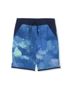 Плавки-шорты Hydroliner для мальчиков, устойчивые к хлору Lands' End, мультиколор