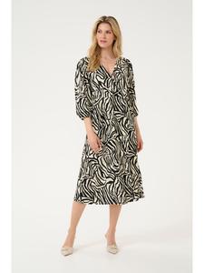 Платье из джерси KAtrine классического кроя, черное/с принтом горлицы Kaffe