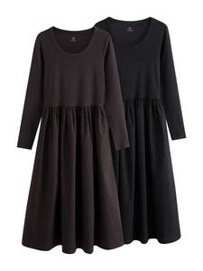 The Set Платье в цвете Chocolate, Black